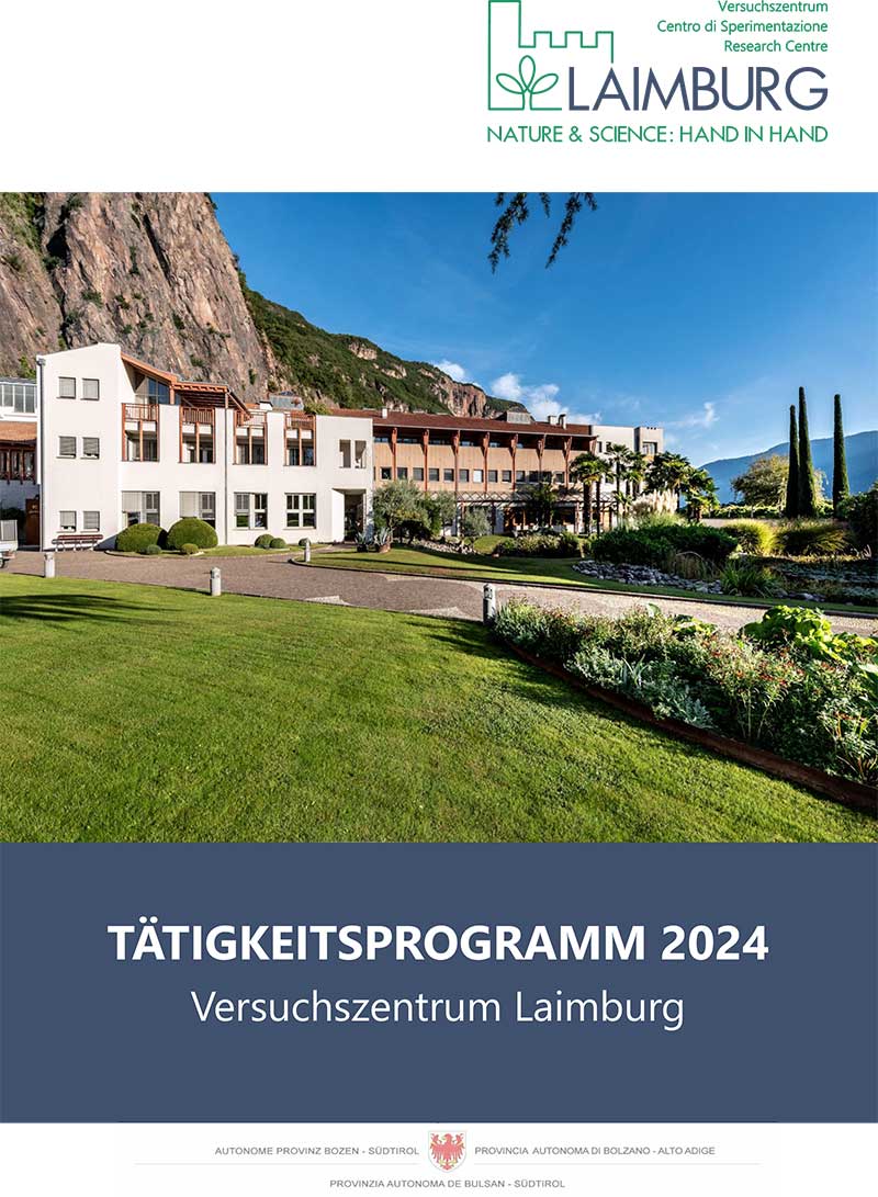 Tätigkeitsprogramm 2024 des Versuchszentrums Laimburg
