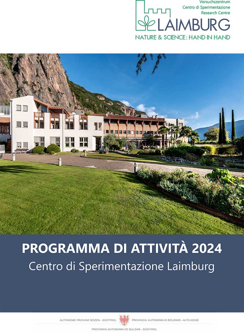 Programma d'attività 2024 del Centro di Sperimentazione Laimburg